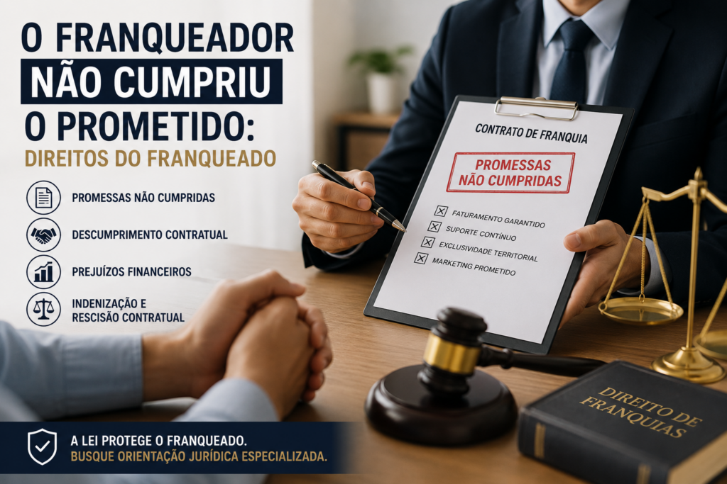 O Franqueador não Cumpriu o Prometido