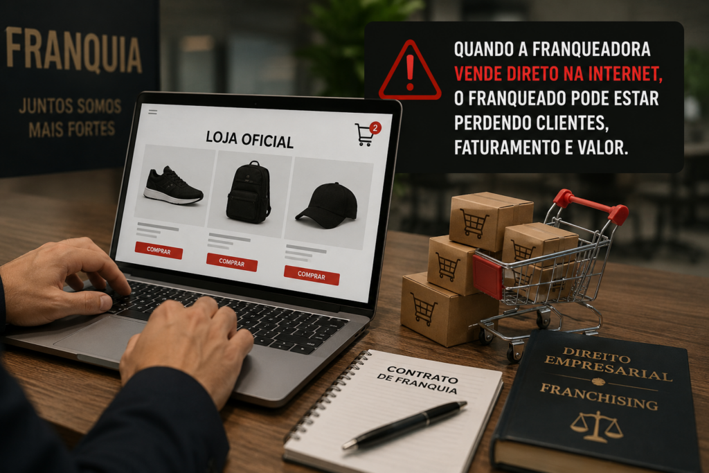 Franqueadora Vende Direto Na Internet